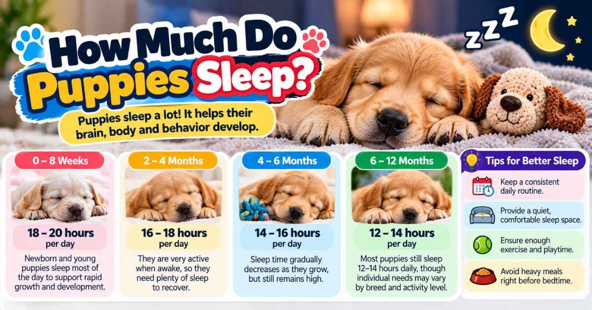 how much do puppies sleep