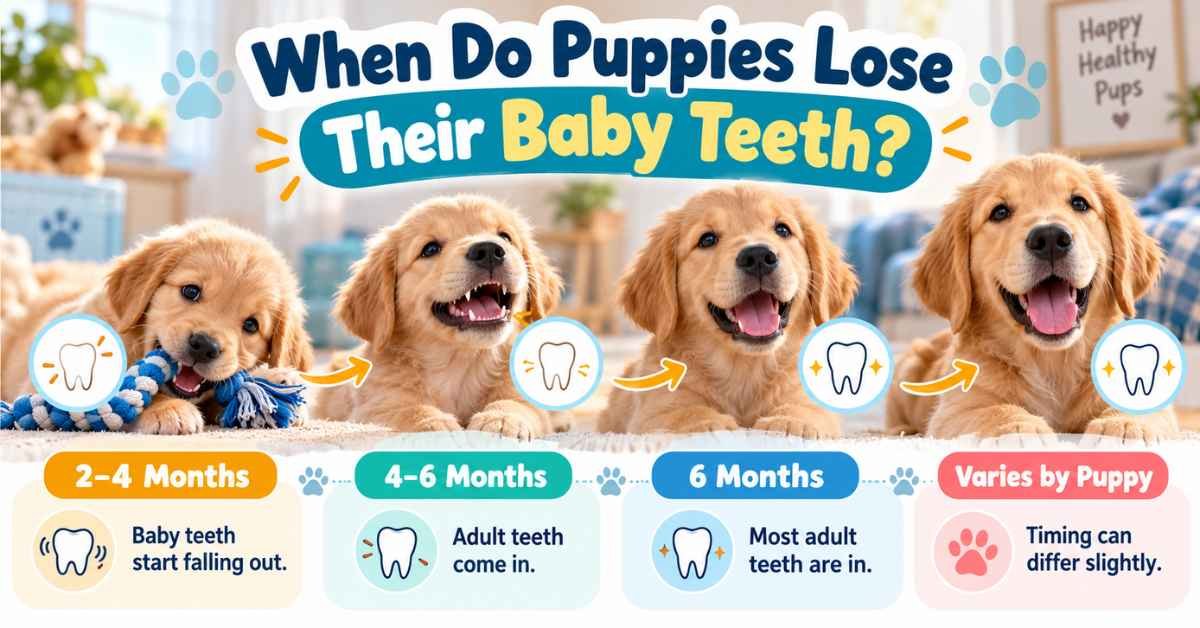 when do puppies lose their baby teeth