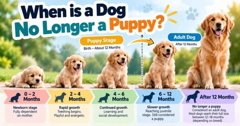 when is a dog no longer a puppy