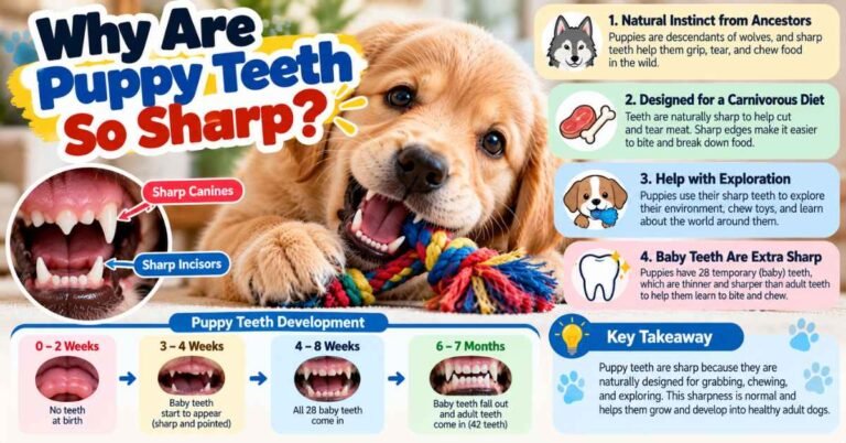 why are puppy teeth so sharp
